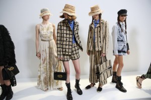 Backstage at Dior RTW Spring 2020