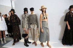 Backstage at Dior RTW Spring 2020