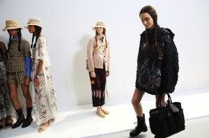 Backstage at Dior RTW Spring 2020
