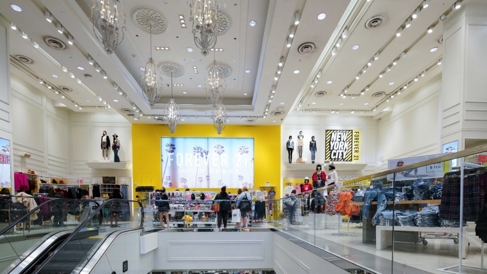 Forever21 in Times Square.