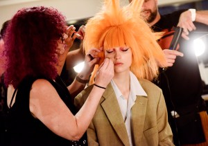 Backstage at Jeremy Scott RTW Spring 2020