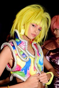 Backstage at Jeremy Scott RTW Spring 2020