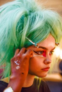 Backstage at Jeremy Scott RTW Spring 2020
