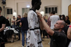 Backstage at JW Anderson Spring 2020