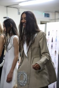 Backstage at JW Anderson Spring 2020