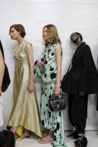Backstage at JW Anderson Spring 2020
