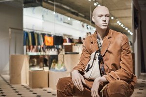 Inside Lanvin's Soho flagship.