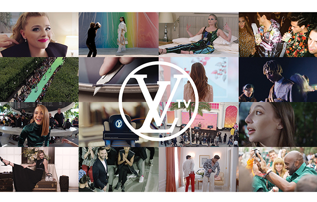 Stills from Louis Vuitton's new LVTV section on YouTube.