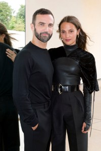 Nicolas Ghesquiere and Alicia Vikander