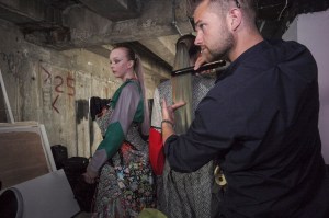 Backstage at Matty Bovan RTW Spring 2020