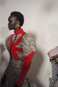 Backstage at Matty Bovan RTW Spring 2020