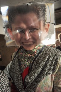 Backstage at Matty Bovan RTW Spring 2020