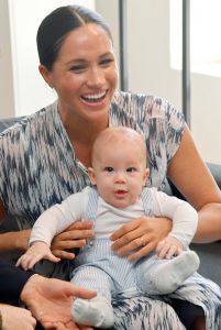 Meghan Duchess of Sussex, holds her son Archie Harrison Mountbatten-Windsor during a visit to the Desmond & Leah Tutu Legacy Foundation in Cape Town, South AfricaDuke and Duchess of Sussex on royal tour of South Africa, Cape Town - 25 Sep 2019The Duke and Duchess of Sussex are on an official visit to South Africa. Founded in Cape Town in 2013, the Desmond & Leah Tutu Legacy Foundation contributes to the development of youth and leadership, facilitates discussions about social justice and common human purposes and makes the lessons of Archbishop Tutu accessible to new generations. It is located in one of Cape Town's oldest buildings and a national landmark, The Old Granary Building.