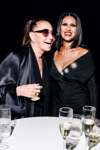 Donna Karan and Iman