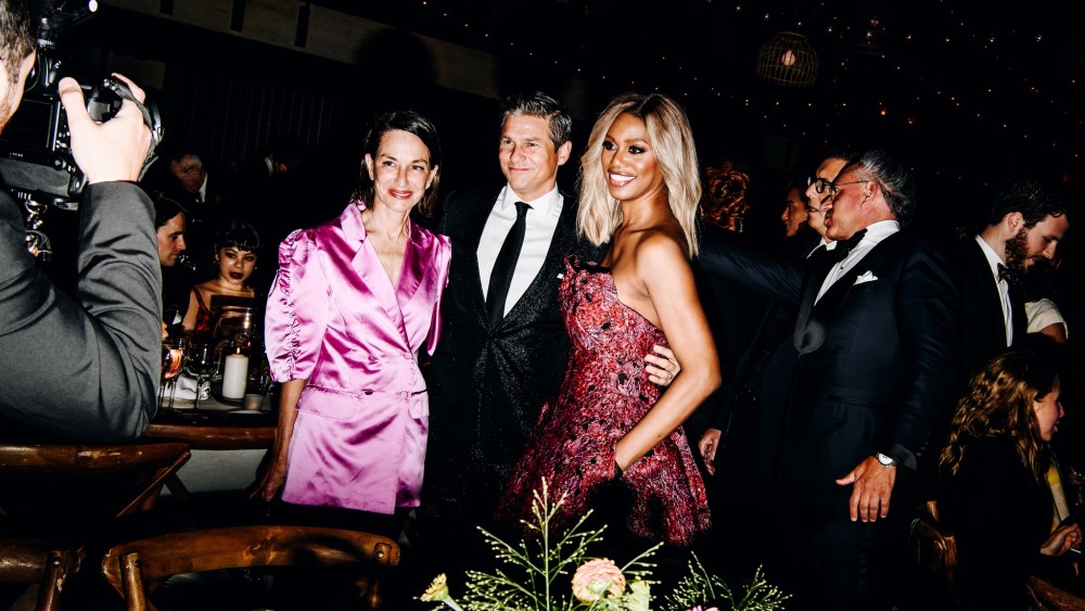 Cynthia Rowley, David Burtka and Laverne Cox