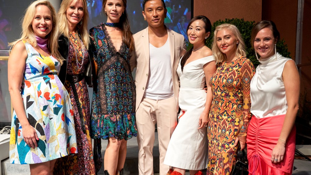 Lizzie Means Duplantis, Nancy Rogers, Barbara Bush, Prabal Gurung, Tina Craig, Nasiba Adilova Hartland-Mackie and Sarah Means