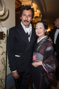 Haider Ackerman and Setsuko Klossowska de Rola
