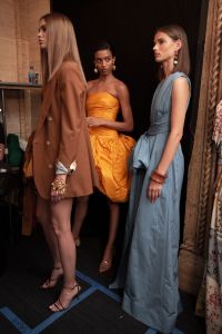 Backstage at Oscar de la Renta RTW Spring 2020