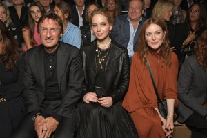 Pietro Beccari, Jennifer Lawrence and Julianne Moore
