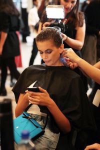 Backstage at Proenza Schouler RTW Spring 2020