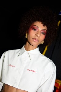 Backstage at Pyer Moss RTW Spring 2020