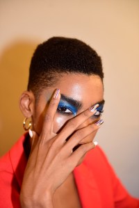 Backstage at Pyer Moss RTW Spring 2020