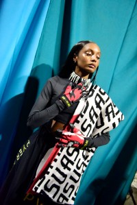 Backstage at Pyer Moss RTW Spring 2020