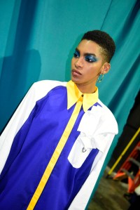 Backstage at Pyer Moss RTW Spring 2020