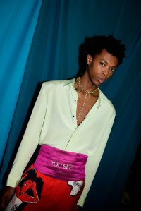 Backstage at Pyer Moss RTW Spring 2020