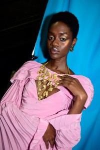 Backstage at Pyer Moss RTW Spring 2020