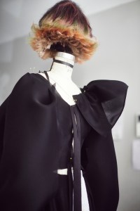A respite from color in Christopher John Rogers' spring collection.