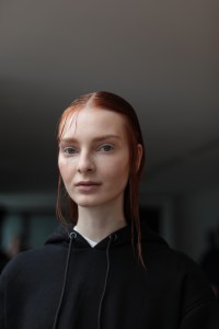 Backstage at Sally LaPointe RTW Spring 2020