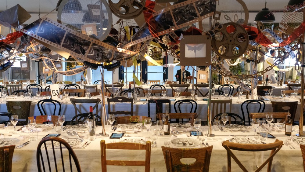 LONDON, ENGLAND - SEPTEMBER 16: 'The Craftsman's Dinner' hosted by the Sarabande Foundation at LAPADA Art & Antiques Fair, Berkeley Square on September 16, 2019 in London, England. Pic Credit: Dave Benett