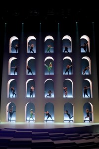 A sneak peak at the Savage X Fenty show.