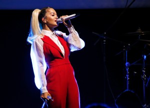 Rita Ora performingamfAR Gala, Inside, Spring Summer 2020, Milan Fashion Week, Italy - 21 Sep 2019