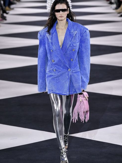 S/S 2020 Balmain. The dark side of science and sci-fi serve as the inspiration behind Fashion Snoops’ Fall/Winter 20-21 women’s wear trend story, “Gattica.”