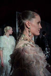 Backstage at Simone Rocha RTW Spring 2020