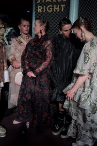 Backstage at Simone Rocha RTW Spring 2020