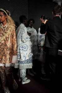 Backstage at Simone Rocha RTW Spring 2020