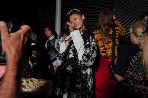 Backstage at Simone Rocha RTW Spring 2020
