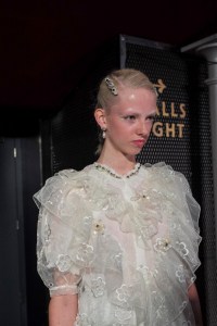 Backstage at Simone Rocha RTW Spring 2020