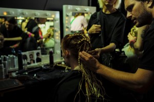 Backstage at Simone Rocha RTW Spring 2020