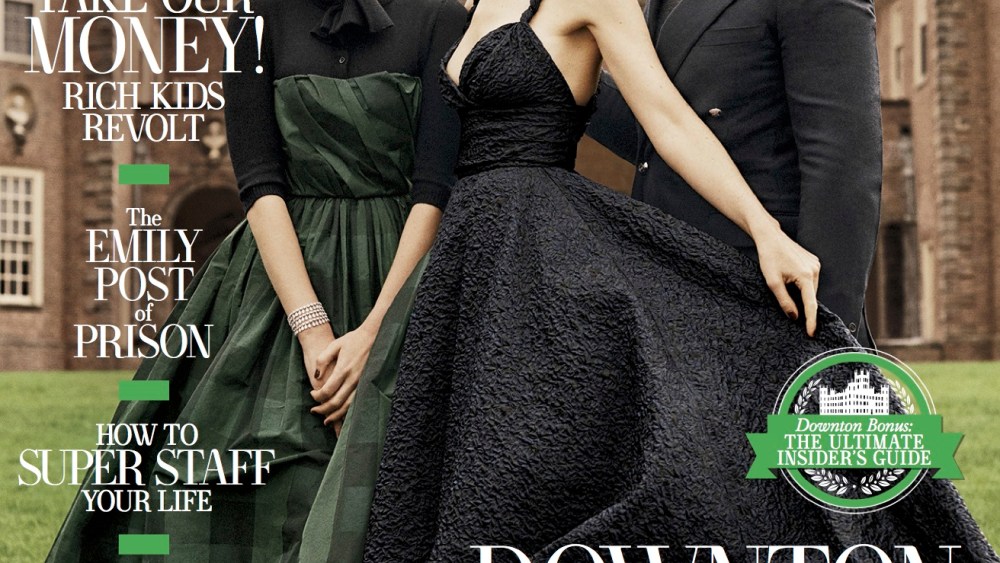 Downton Abbey movie Town & Country magazine cover 2019