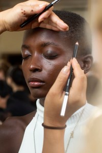Backstage at Tom Ford RTW Spring 2020