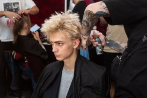 Backstage at Tom Ford RTW Spring 2020
