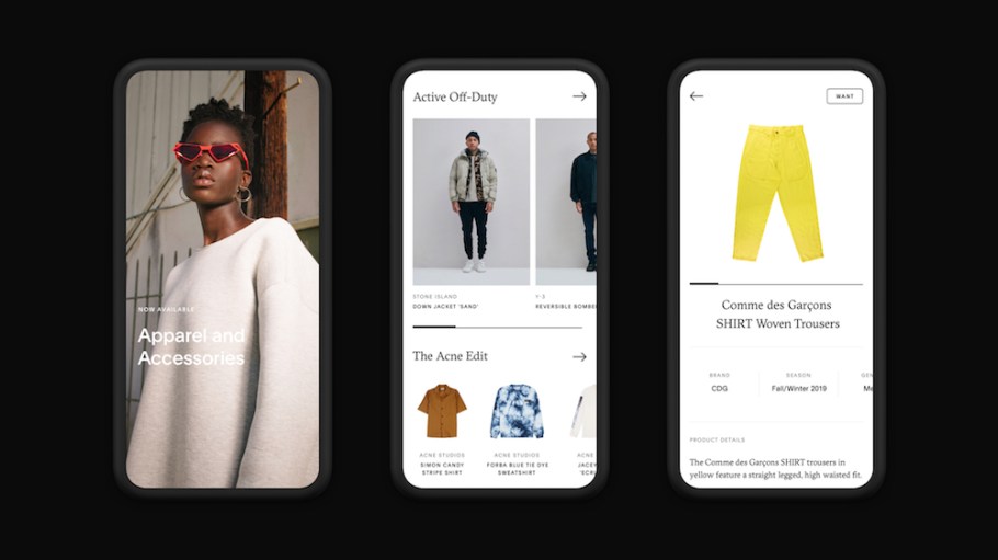 On Monday, sneaker resale platform GOAT announced sweeping changes to its secondhand-centric business model, opening its app up to streetwear, contemporary and luxury apparel selling at retail prices thanks to new partnerships with hyped-up retailers and boutiques.