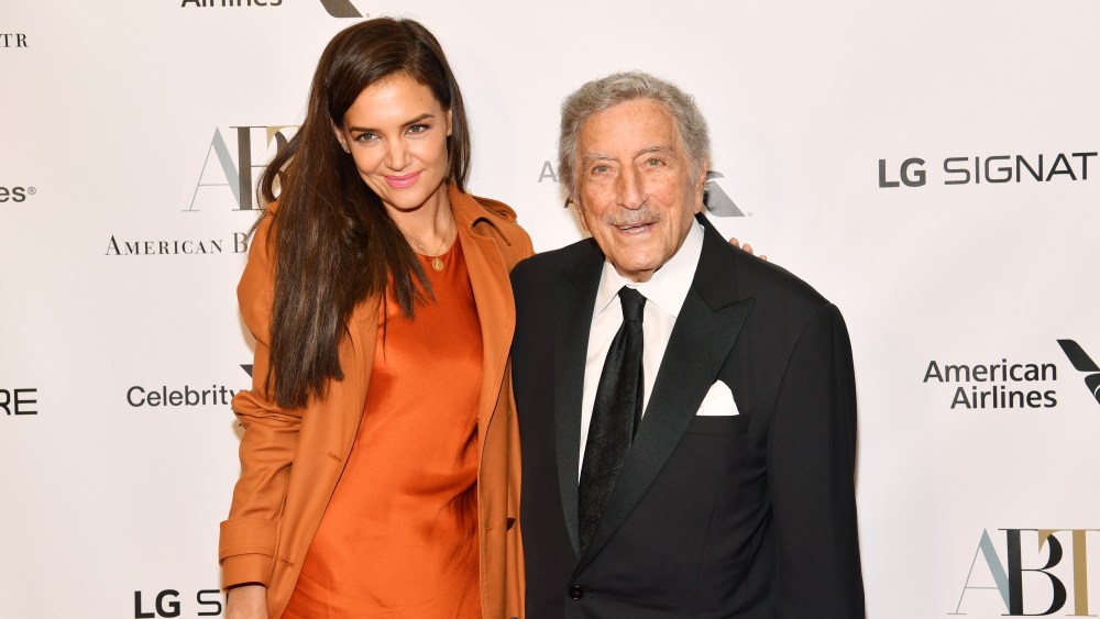 Katie Holmes and Tony Bennett