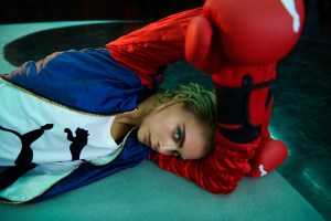 A look from the Puma x Balmain collection created by Cara Delevingne