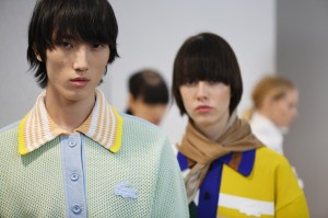 Backstage at Lacoste RTW Spring 2020