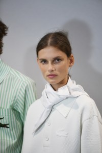 Backstage at Lacoste RTW Spring 2020